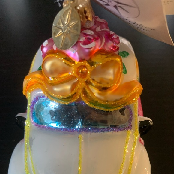 Christopher Radko “Bridal Bug” Just Married VW Beetle Ornament. NWT - Picture 6 of 8